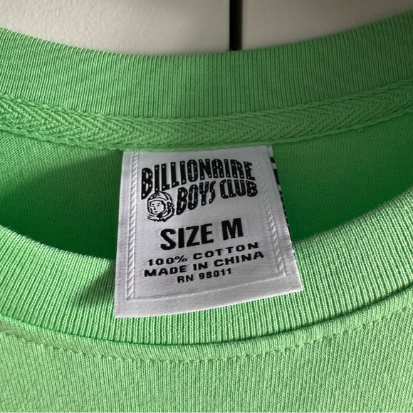 Billionaire Boys Club Astro Helmet Tshirt, Sz M, Green - Picture 4 of 6